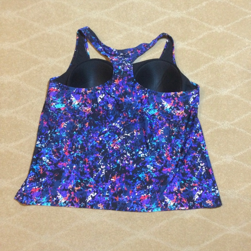 Swimsuits For All NWOT Chlorine Resistant Racerback Tankini Top, 26 - Picture 4 of 7